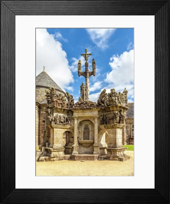 Framed Print : Enclosed parish near Lampaul-Guimiliau, Cotes-d'Armor, Brittany, France Framed Print : Enclosed parish near Lampaul-Guimiliau, Cotes-d'Armor, Brittany, France