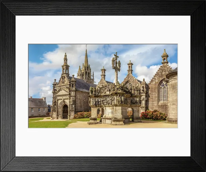 Framed Print : Enclosed parish near Lampaul-Guimiliau, Cotes-d'Armor, Brittany, France Framed Print : Enclosed parish near Lampaul-Guimiliau, Cotes-d'Armor, Brittany, France