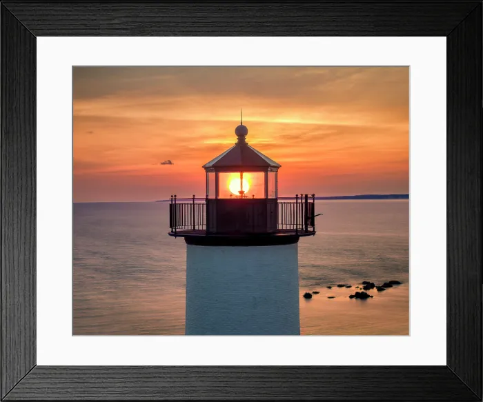Framed Print : Sun rising through Tarpaulin Cove Lighthouse, Cape Cod, Naushon Island, Massachusetts, USA Framed Print : Sun rising through Tarpaulin Cove Lighthouse, Cape Cod, Naushon Island, Massachusetts, USA