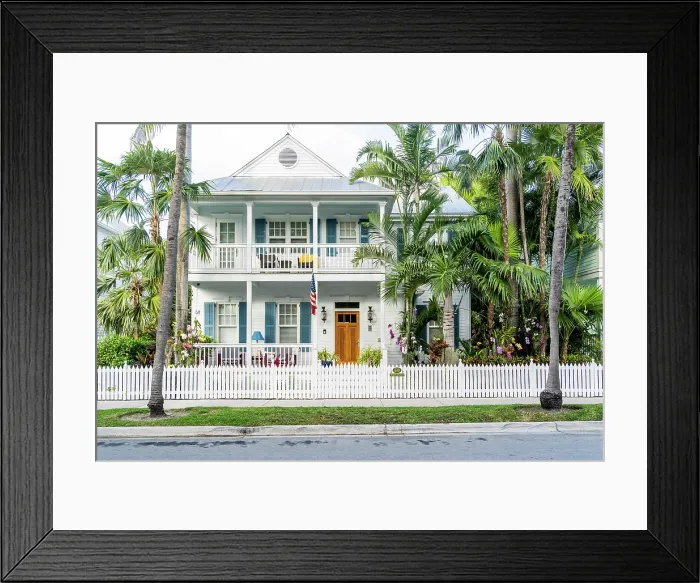 Framed Print : A home in the Truman Annex, Old Town, Key West, Florida, USA Framed Print : A home in the Truman Annex, Old Town, Key West, Florida, USA