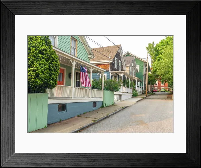 Framed Print : USA, Rhode Island, Newport, North Baptist Street Framed Print : USA, Rhode Island, Newport, North Baptist Street