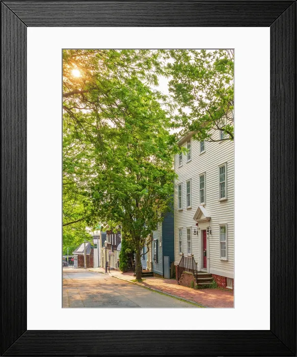 Framed Print : USA, Rhode Island, Newport, Pelham Street Framed Print : USA, Rhode Island, Newport, Pelham Street