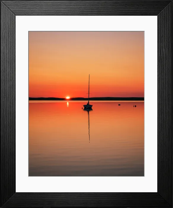 Framed Print : Sailboat at sunrise on Cape Cod, Orleans, Massachusetts, USA Framed Print : Sailboat at sunrise on Cape Cod, Orleans, Massachusetts, USA