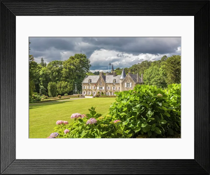 Framed Print : Manoir de Kertalg, Moelan-sur-Mer, Finistere, Brittany, France Framed Print : Manoir de Kertalg, Moelan-sur-Mer, Finistere, Brittany, France