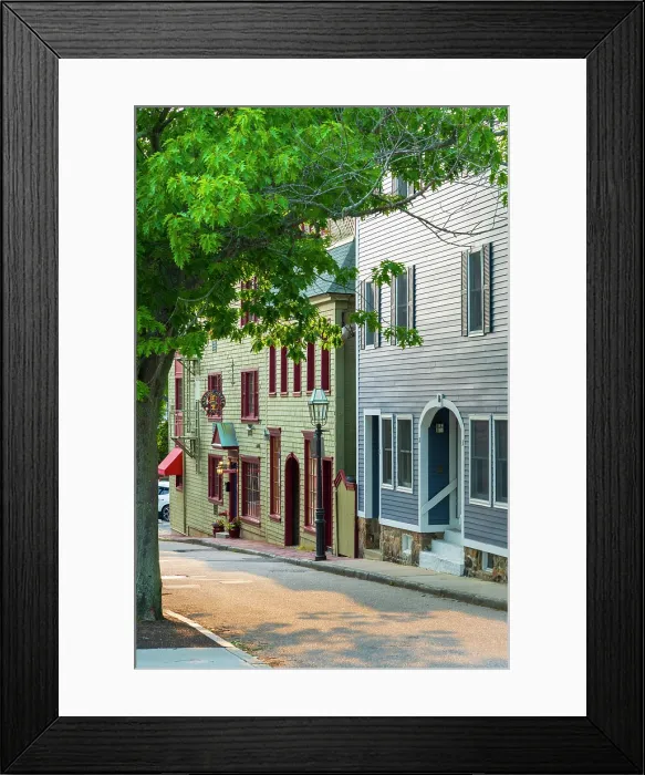 Framed Print : USA, Rhode Island, Newport, Mary Street Framed Print : USA, Rhode Island, Newport, Mary Street