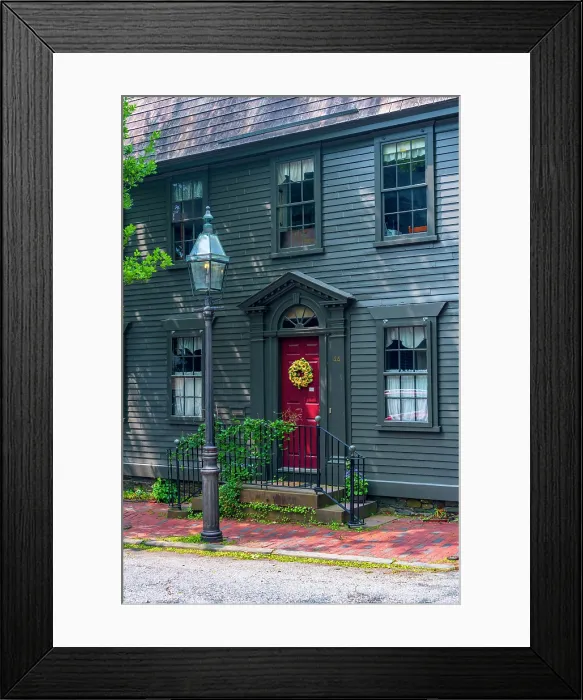 Framed Print : USA, Rhode Island, Newport, Pelham Street Framed Print : USA, Rhode Island, Newport, Pelham Street