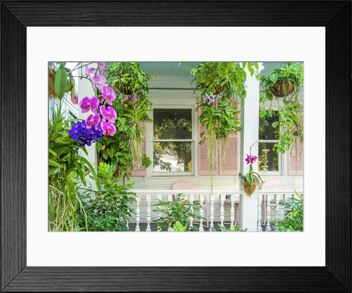 Framed Print : Facade, Key West, Florida, USA Framed Print : Facade, Key West, Florida, USA