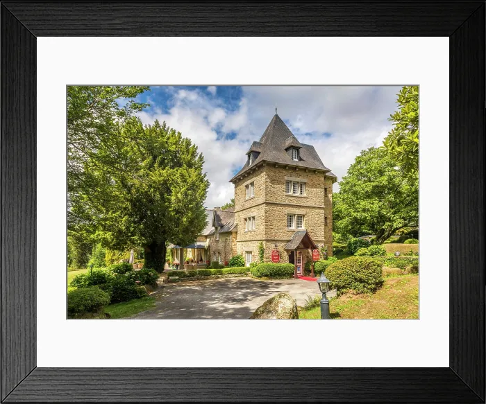 Framed Print : Manoir de Kertalg, Moelan-sur-Mer, Finistere, Brittany, France Framed Print : Manoir de Kertalg, Moelan-sur-Mer, Finistere, Brittany, France