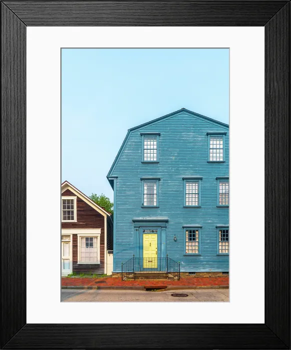 Framed Print : USA, Rhode Island, Newport, Thames Street Framed Print : USA, Rhode Island, Newport, Thames Street