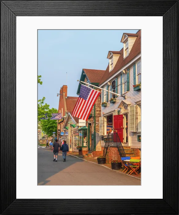 Framed Print : USA, Rhode Island, Newport, Bannister's Wharf Framed Print : USA, Rhode Island, Newport, Bannister's Wharf