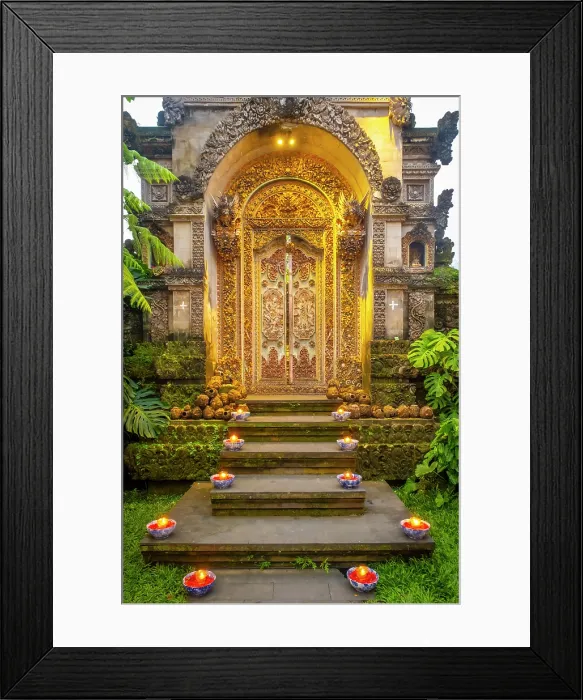 Framed Print : Paduraksa (kori) gateway, Ubud, Bali, Indonesia Framed Print : Paduraksa (kori) gateway, Ubud, Bali, Indonesia