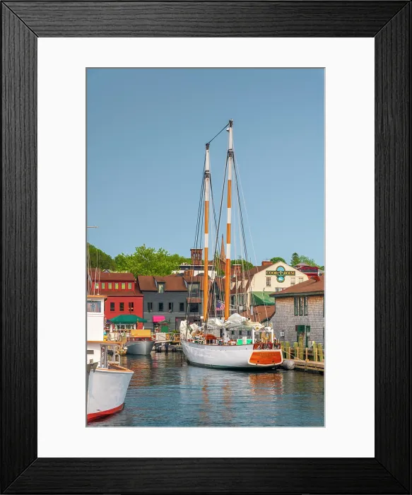 Framed Print : USA, Rhode Island, Newport, Bowens Wharf Framed Print : USA, Rhode Island, Newport, Bowens Wharf
