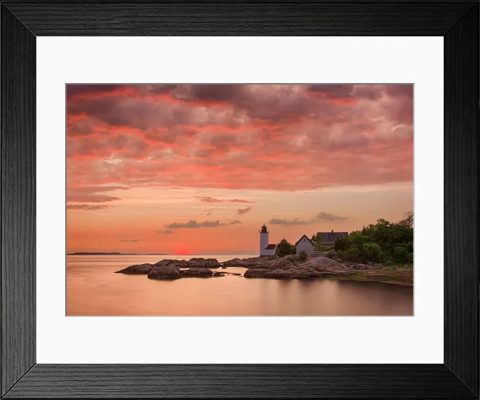 Framed Print : Sunset at Annisquam Harbor Light Station, Gloucester, Massachusetts, USA Framed Print : Sunset at Annisquam Harbor Light Station, Gloucester, Massachusetts, USA