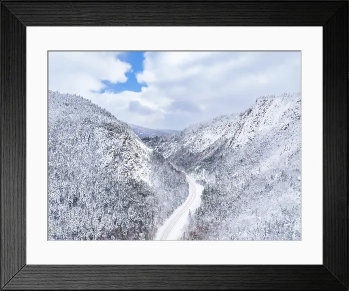 Framed Print : Aerial view of Dixville Notch, New Hampshire, USA Framed Print : Aerial view of Dixville Notch, New Hampshire, USA