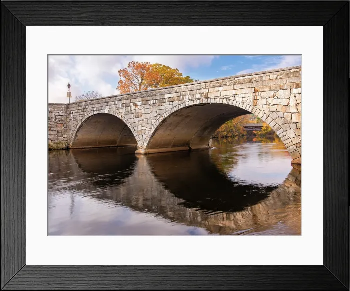 Framed Print : Edna Dean Proctor Bridge in autumn, Henniker, New Hampshire, USA Framed Print : Edna Dean Proctor Bridge in autumn, Henniker, New Hampshire, USA