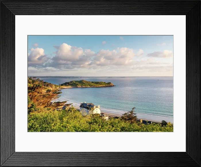 Framed Print : View over the Bay of Trebeurden, Cotes-d'Armor, Brittany, France Framed Print : View over the Bay of Trebeurden, Cotes-d'Armor, Brittany, France
