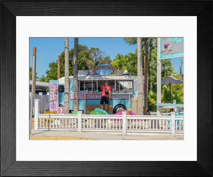 Framed Print : Ice cream van, Key West, Florida, USA Framed Print : Ice cream van, Key West, Florida, USA