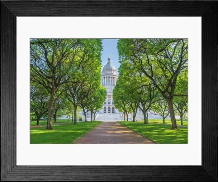 Framed Print : USA, Rhode Island, Providence, Rhode Island State House