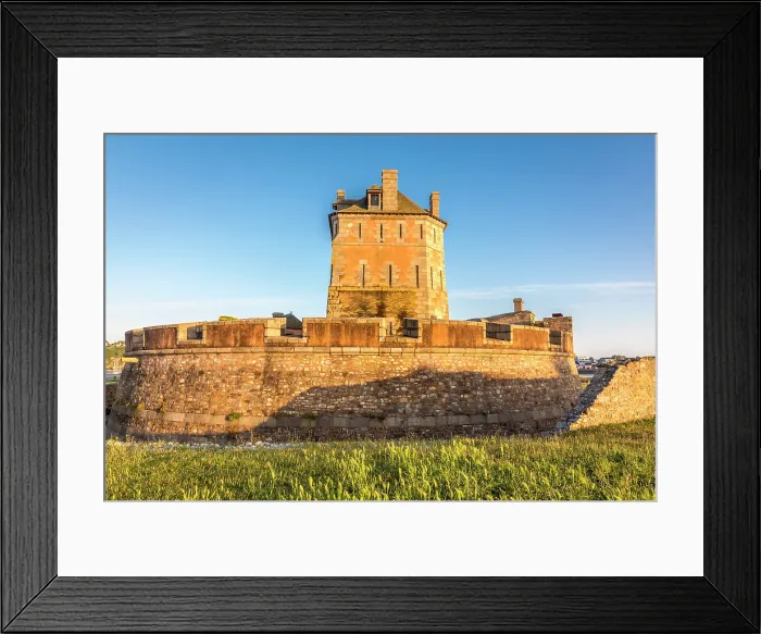 Framed Print : Fortified tower Tour Vauban at the port of Camaret-sur-Mer, Crozon Peninsula, Finistere, Brittany, France Framed Print : Fortified tower Tour Vauban at the port of Camaret-sur-Mer, Crozon Peninsula, Finistere, Brittany, France