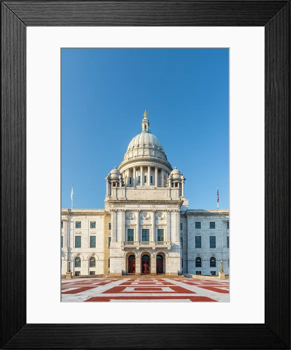 Framed Print : USA, Rhode Island, Providence, Rhode Island State House