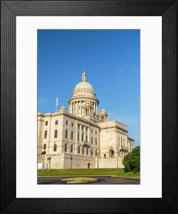 Framed Print : USA, Rhode Island, Providence, Rhode Island State House