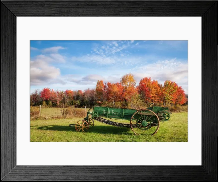 Framed Print : Old farm rake in autumn, Stark New Hampshire, USA Framed Print : Old farm rake in autumn, Stark New Hampshire, USA