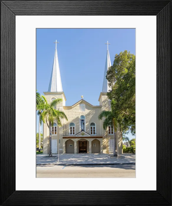 Framed Print : The Basilica of St. Mary Star of the Sea, Key West, Florida, USA Framed Print : The Basilica of St. Mary Star of the Sea, Key West, Florida, USA