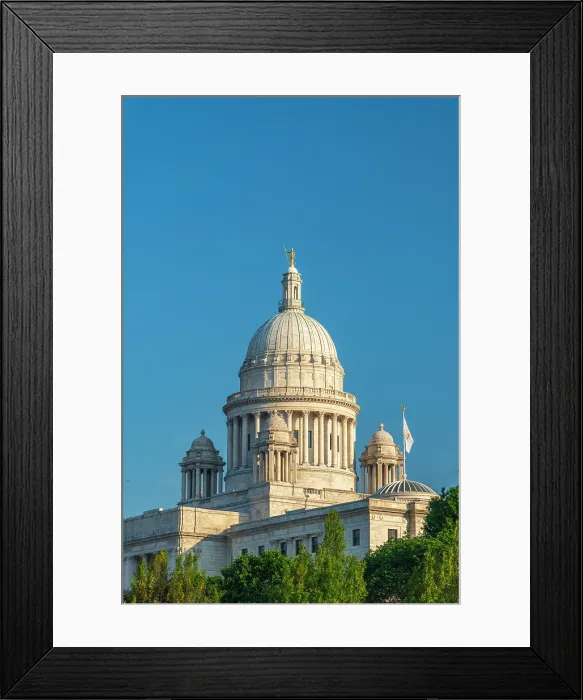 Framed Print : USA, Rhode Island, Providence, Rhode Island State House