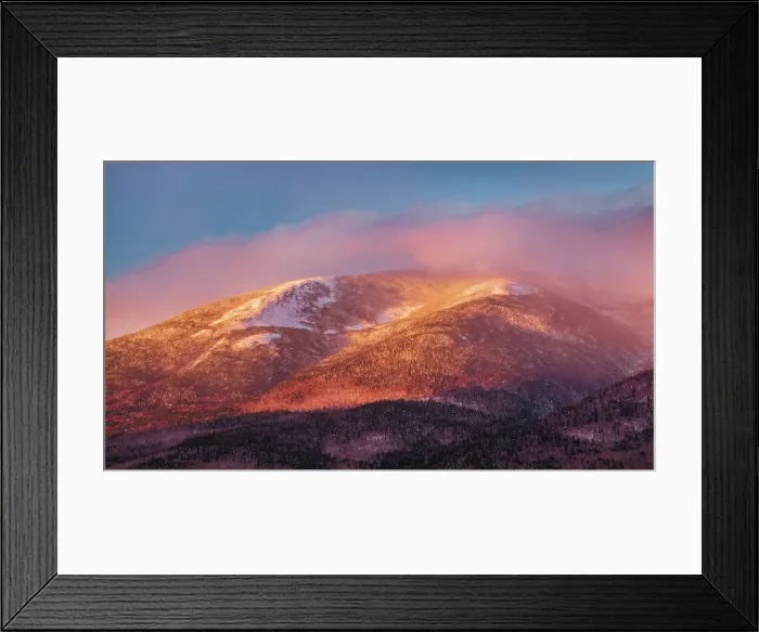 Framed Print : Sunrise over Mount Washington, White Mountain National Forest, Gorham, New Hampshire, USA Framed Print : Sunrise over Mount Washington, White Mountain National Forest, Gorham, New Hampshire, USA