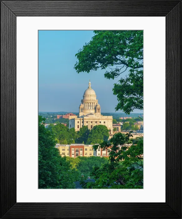 Framed Print : USA, Rhode Island, Providence, Rhode Island State House