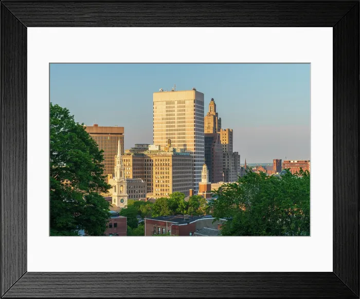 Framed Print : USA, Rhode Island, Providence, Downtown skyline Framed Print : USA, Rhode Island, Providence, Downtown skyline