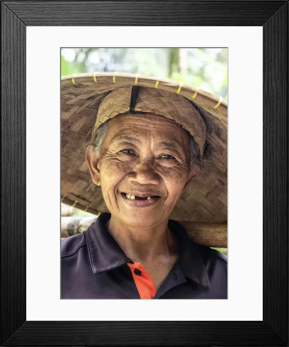 Framed Print : Portrait of a local woman, Bali, Indonesia Framed Print : Portrait of a local woman, Bali, Indonesia