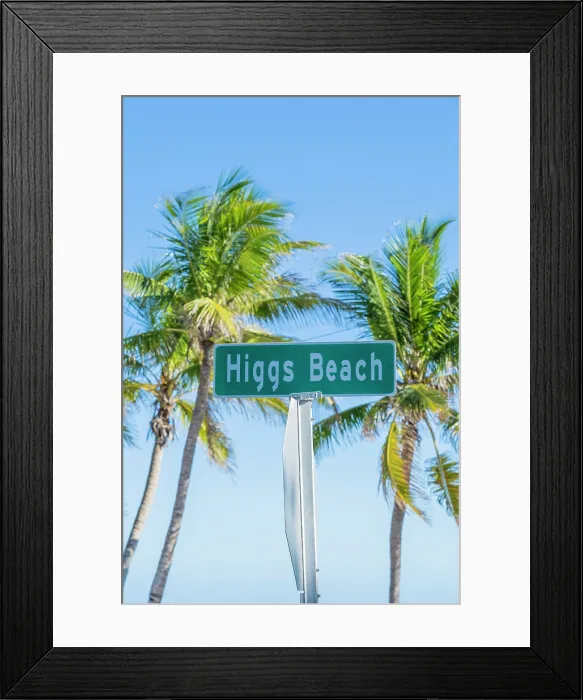 Framed Print : Higgs Beach, Key West, Florida, USA Framed Print : Higgs Beach, Key West, Florida, USA