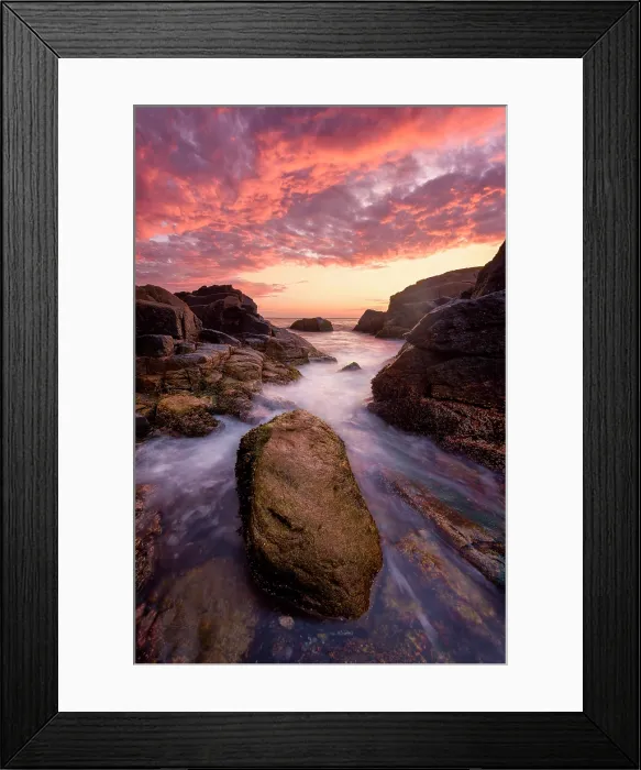 Framed Print : Sunrise from Hazard Rocks on Narragansett Bay, Narragansett, Rhode Island, USA Framed Print : Sunrise from Hazard Rocks on Narragansett Bay, Narragansett, Rhode Island, USA