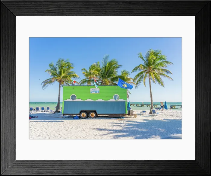 Framed Print : Higgs Beach, Key West, Florida, USA Framed Print : Higgs Beach, Key West, Florida, USA