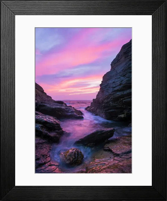 Framed Print : Sunset on the rocks at Beavertail State Park, Jamestown, Rhode Island, USA Framed Print : Sunset on the rocks at Beavertail State Park, Jamestown, Rhode Island, USA