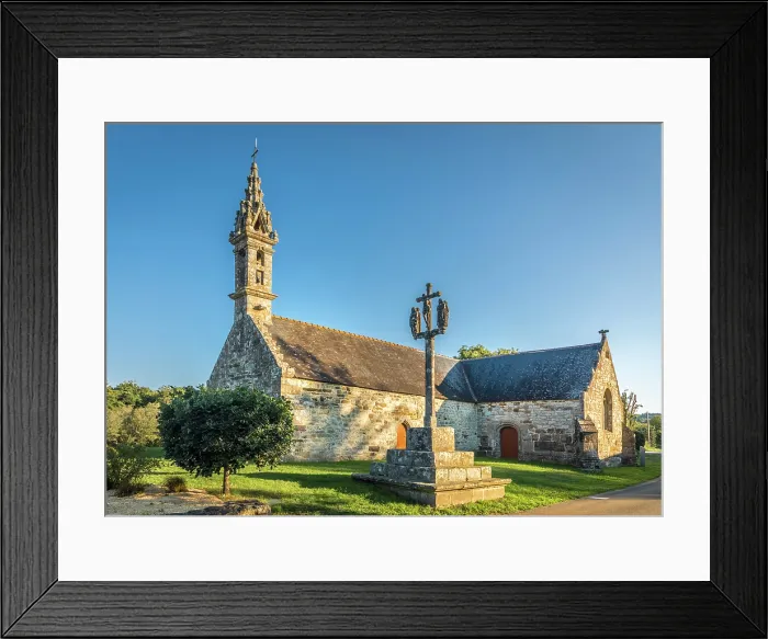Framed Print : Chapelle Saint-Jean in the village of Saint-Nic, Finistere, Brittany, France Framed Print : Chapelle Saint-Jean in the village of Saint-Nic, Finistere, Brittany, France