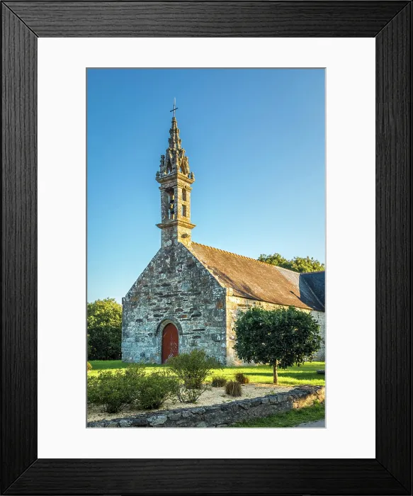 Framed Print : Chapelle Saint-Jean in the village of Saint-Nic, Finistere, Brittany, France Framed Print : Chapelle Saint-Jean in the village of Saint-Nic, Finistere, Brittany, France