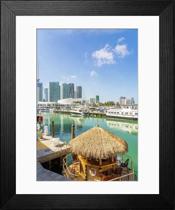 Framed Print : The marina by Bayside Marketplace, Downtown Miami, Miami, Florida, USA Framed Print : The marina by Bayside Marketplace, Downtown Miami, Miami, Florida, USA