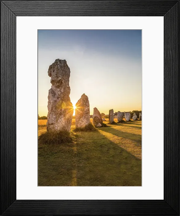 Framed Print : Stone rows of Lagatjar at sunrise, near Camaret-sur-Mer, Finistere, Brittany, France Framed Print : Stone rows of Lagatjar at sunrise, near Camaret-sur-Mer, Finistere, Brittany, France