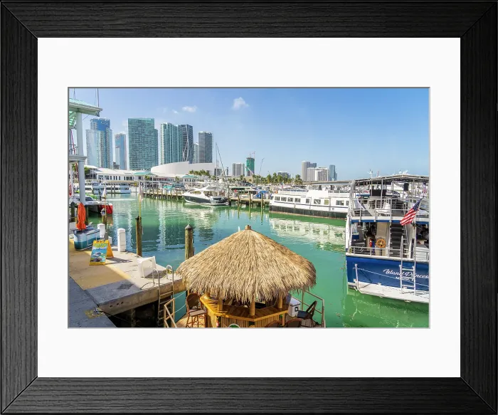 Framed Print : The marina by Bayside Marketplace, Downtown Miami, Miami, Florida, USA Framed Print : The marina by Bayside Marketplace, Downtown Miami, Miami, Florida, USA
