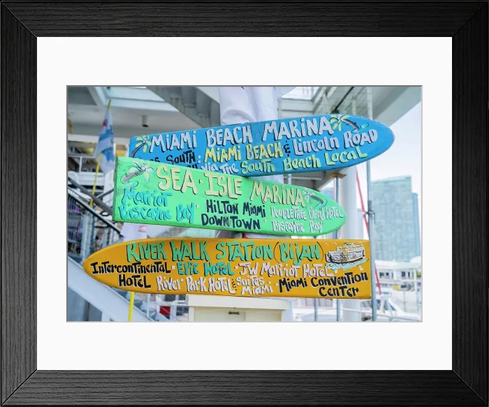 Framed Print : Bayside Marketplace, Downtown Miami, Miami, Florida, USA Framed Print : Bayside Marketplace, Downtown Miami, Miami, Florida, USA