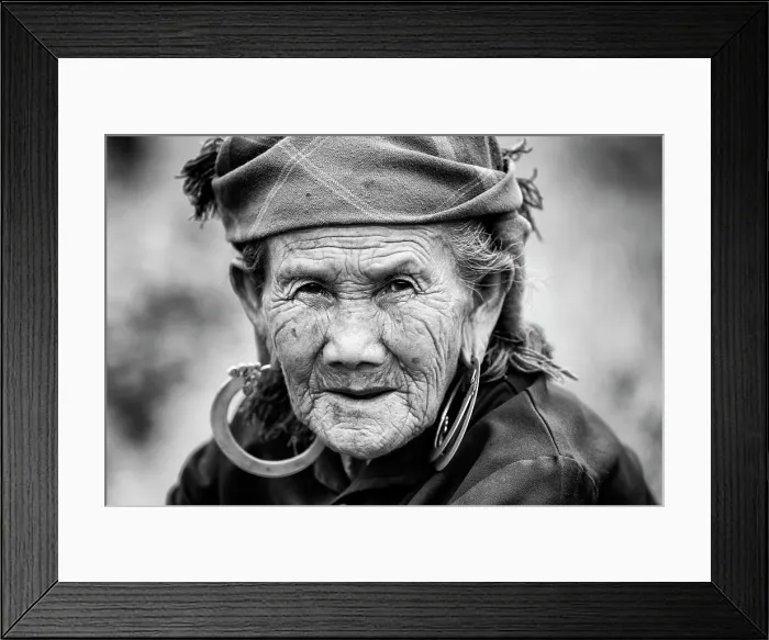 Framed Print : Elderly Hmong woman, Mu Cang Chai, Vietnam, Southwast Asia Framed Print : Elderly Hmong woman, Mu Cang Chai, Vietnam, Southwast Asia