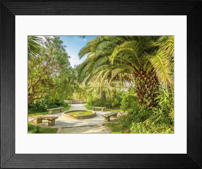 Framed Print : Jardin de la Retraite, Quimper, Finistere, Brittany, France Framed Print : Jardin de la Retraite, Quimper, Finistere, Brittany, France