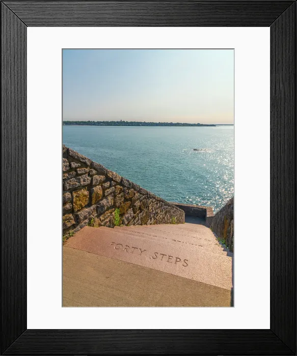 Framed Print : USA, Rhode Island, Newport, Easton Bay, Cliff Walk, Forty Steps Framed Print : USA, Rhode Island, Newport, Easton Bay, Cliff Walk, Forty Steps