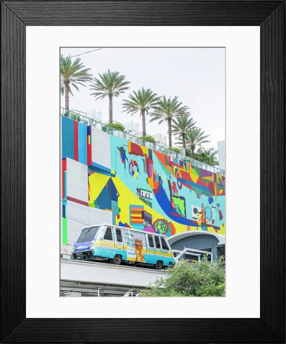 Framed Print : Park West Metromover station, Downtown Miami, Miami, Florida, USA Framed Print : Park West Metromover station, Downtown Miami, Miami, Florida, USA