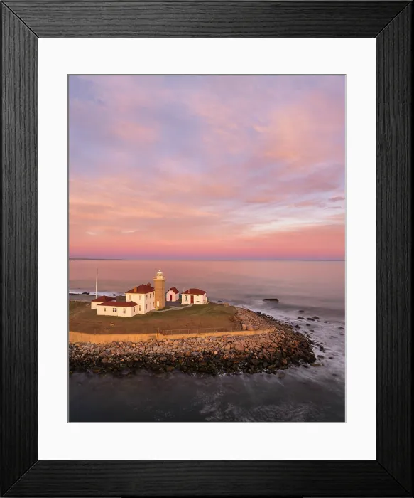Framed Print : Sunset at Watch Hill Lighthouse, Narragansett Bay, Westerly, Rhode Island, USA Framed Print : Sunset at Watch Hill Lighthouse, Narragansett Bay, Westerly, Rhode Island, USA
