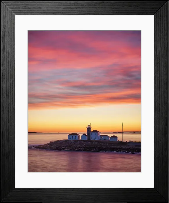 Framed Print : Sunset at Watch Hill Lighthouse, Narragansett Bay, Westerly, Rhode Island, USA Framed Print : Sunset at Watch Hill Lighthouse, Narragansett Bay, Westerly, Rhode Island, USA
