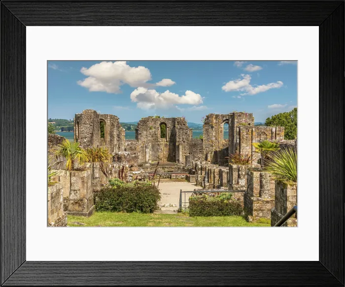 Framed Print : Ruins of the Abbaye Saint-Guenole de Landevennec, Finistere, Brittany, France Framed Print : Ruins of the Abbaye Saint-Guenole de Landevennec, Finistere, Brittany, France