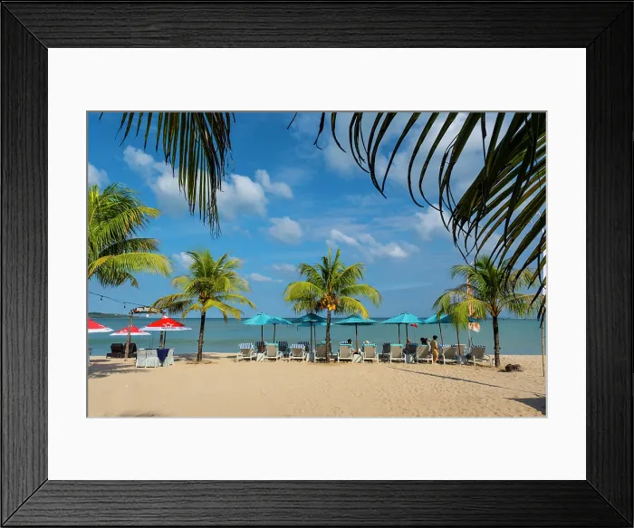 Framed Print : Jimbaran beach, Bali, Indonesia